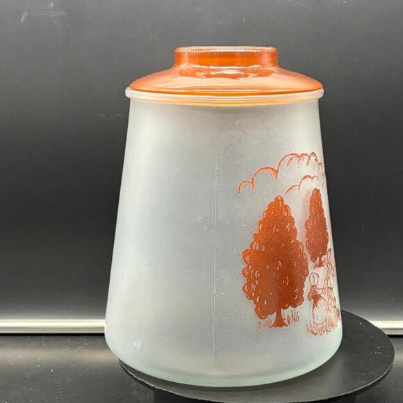 Vintage 1960's Bartlett Collins Pokee Hansel & Gretel Glass Cookie Jar - Picture 2 of 8